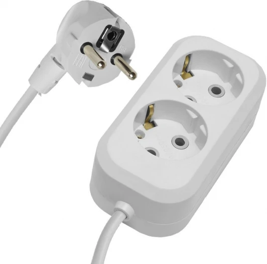 39208 Удлинитель 2-х местный 7 метров с заземлением Stekker Home 39208