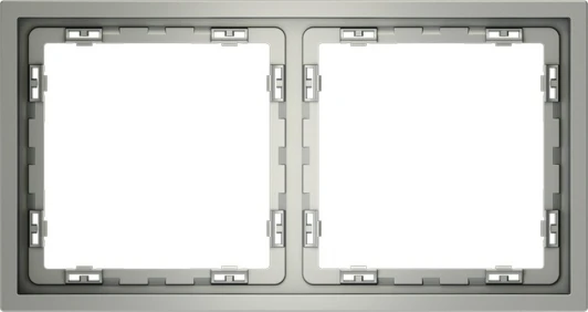 VLS100205 Рамка на 2 поста (сталь) Voltum S70 VLS100205