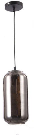 10177/1S Black/Smoke Подвесной светильник Escada Rise 10177/1S Black/Smoke 1х60Вт Е27, металл/стекло, черный/дымчатый