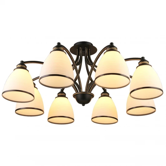 MD.3296-8-S WENGE Потолочная люстра Imex MD.3296-8-S WENGE