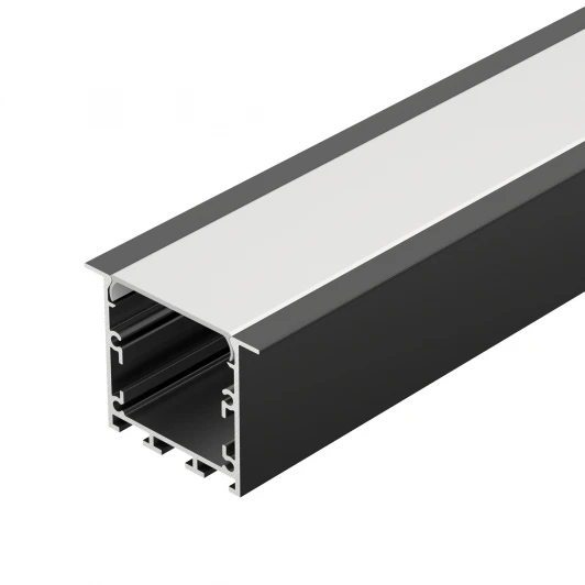 055443 Профиль LINIA49-F-M-3000 BLACK (Arlight, Алюминий) 055443