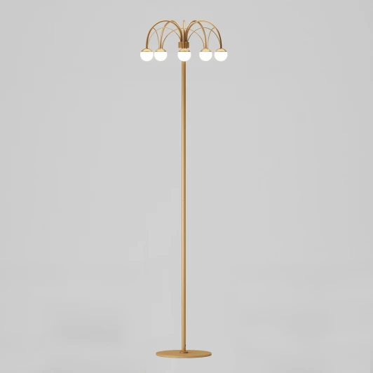 90194 золото Торшер светодиодный с выключателем шарики Eurosvet Ragno 90194 золото (a070273) (регулировка яркости, 220V, шарики)