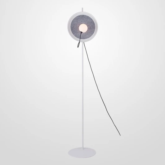 Margott-Fl01 Торшер Margott Fl D35 White By ImperiumLoft Margott-Fl01 (220V, выключатель, шар)