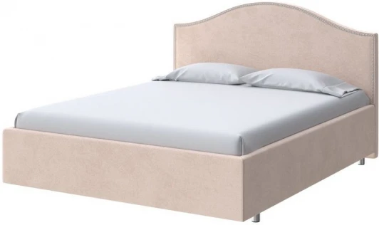 2022410 PROxSON Кровать Classic (Ткань: Велюр Teddy Тауп) 80x200