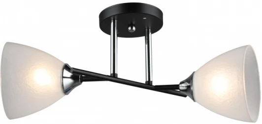 MD.2142-2-S-BK+CH Потолочная люстра на штанге Imex MD.2142-2-S-BK+CH