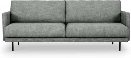 758474 Диван Ricadi трехместный ОГОГО (арт.758474), (Ткань,Рогожка/Серый)