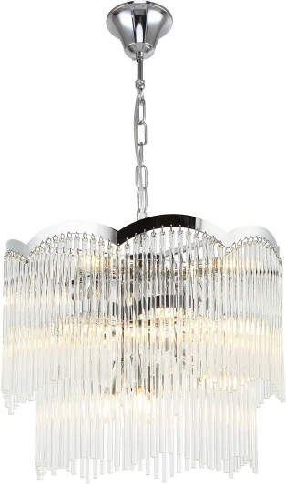 2121/09/12P Подвесная люстра ярусная Stilfort Seauty 2121/09/12P (220V, хрусталь, на цепи, круглые)