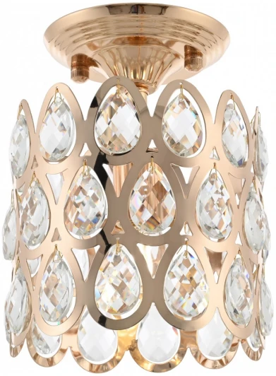 371019/1/50/190 GD Потолочная люстра хрустальная на штанге Arte Milano Sorrento-1019 371019/1/50/190 GD (220V)