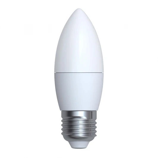 LED-C37-11W/NW/E27/FR/NR картон Лампочка светодиодная свеча белая E27 11W 4000K Volpe LED-C37-11W/NW/E27/FR/NR