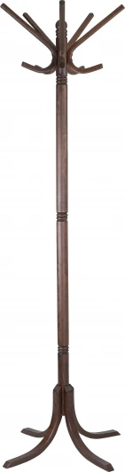 009101 Вешалка напольная В 8Н тёмно-коричневый Mebelik арт.009101