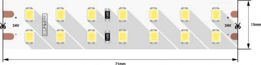 LK2H196-24-NW-33 Светодиодная лента Lumker LK2H196 LK2H196-24-NW-33
