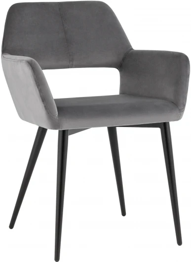 УТ000036684 Стул Stool Group Денди велюр серый УТ000036684