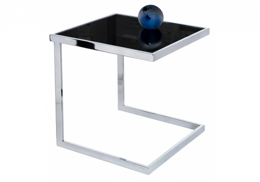 11726 Журнальный стол Woodville Deco SQ черный 11726