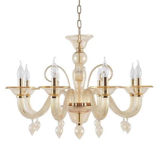 CAETANO SP-PL8 SMOKE Подвесная люстра Crystal Lux Caetano SP-PL8 SMOKE