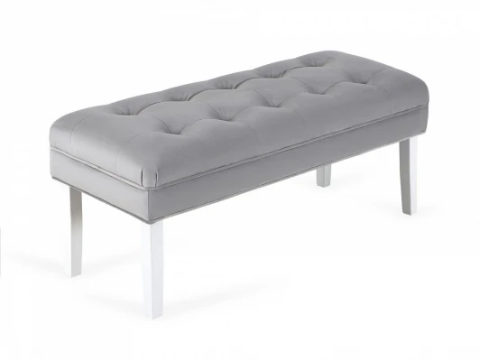 825572 Банкетка Adel ОГОГО 825572 (серый, белый)