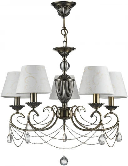 FR2904-PL-05-BZ Подвесная люстра Freya Brossard FR2904-PL-05-BZ