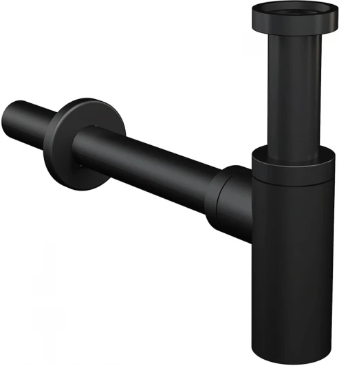 A400BLACK Сифон для раковины AlcaPlast A400 BLACK