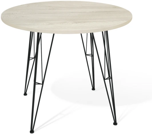 6653777201 Стол SHT-T5 черный муар/дуб беленый Sheffilton 6653777201