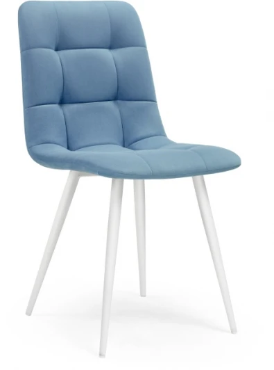 502072 Стул Notta на металлокаркасе Чилли К голубой / белый 502072