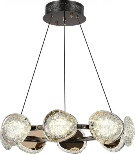 SL6018.203.64 Подвесной светильник ST Luce Enigma SL6018.203.64 Черный/Золотистый LED 1*64W 4000K