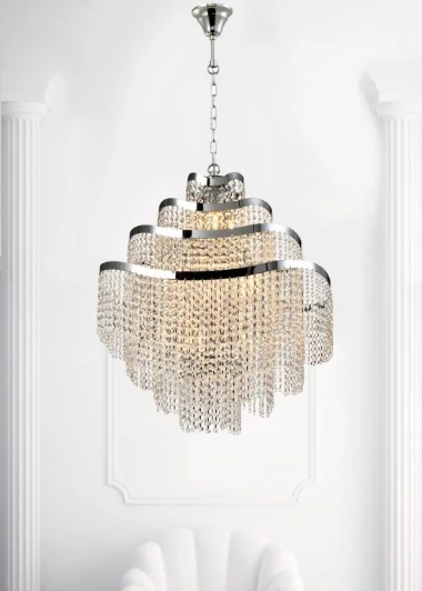 LH0040/12H-NK-CL Подвесная люстра Lumien Hall Markellin LH0040/12H-NK-CL