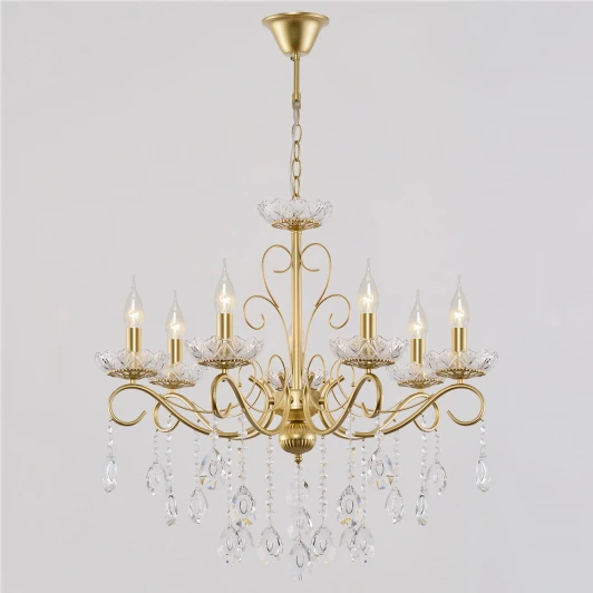 04201-0.4-07 GOLD Подвесная люстра Reluce 04201-0.4-07 GOLD (220V, подвески, на цепи, подсвечник, свеча)