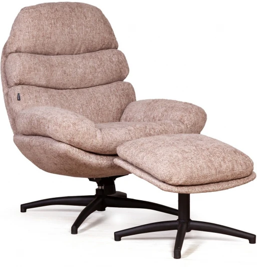 2001000001781 Кресло качалка с оттоманкой Sven, бежевый Top Concept (21155)