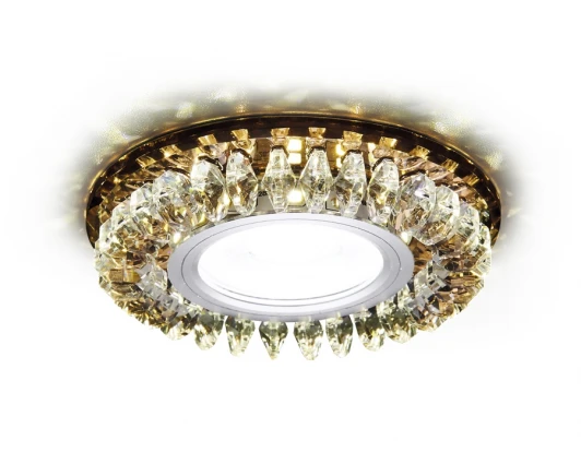 S220 BR Встраиваемый точечный светильник Ambrella Декоративные Кристалл Led+mr16 S220 BR