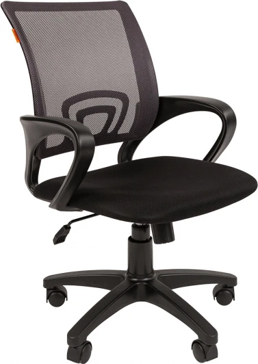 CHAIRMAN 696 black Компьютерное кресло CHAIRMAN 696 black (Пластик,Ткань,Сетка/Серый)