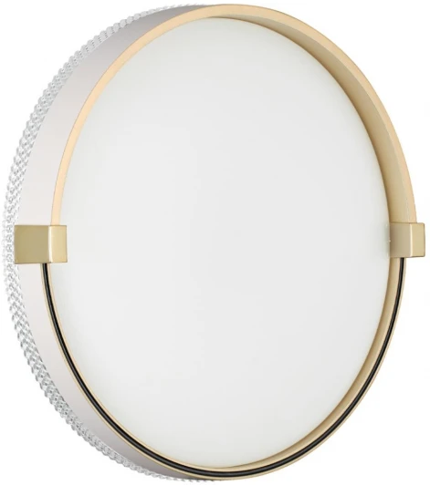 7646/CL Настенно-потолочный светильник Sonex Olidi White 7646/CL PALE SN пластик/белый/золотой LED 30Вт 4000К D340 IP43 (220V, круглые)