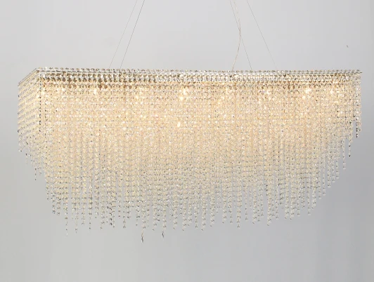 10932/C gold Подвесная люстра хрустальная Newport 10900 10932/C gold (220V, на тросе)