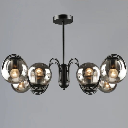 64070-0.3-08 BK Потолочная люстра на штанге Reluce 64070-0.3-08 BK