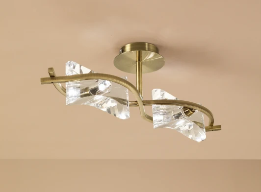 0869 Потолочная люстра Mantra Krom 0869