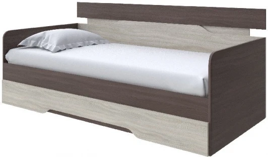 2019802 Без бренда Кровать-Софа Milton (ЛДСП Ясень Шимо Темный/Ясень Шимо Светлый) 120x200