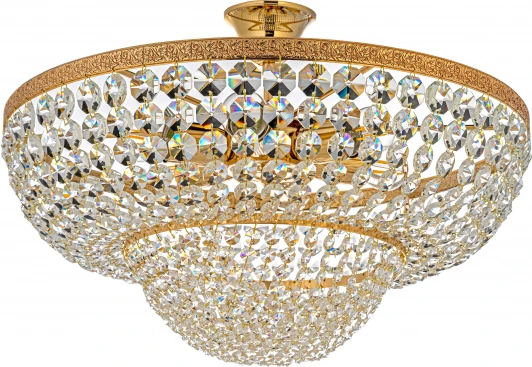 Favola E 1.3.50.502 G Потолочная люстра буше Arti Lampadari Favola E 1.3.50.502 G (220V, хрусталь)