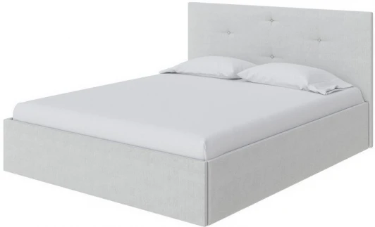 1933603 PROxSON Кровать Mono Plus (Ткань: Рогожка Тетра Молочный) 160x200