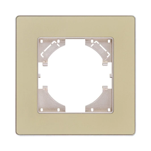 EA1GD Рамка 1-постовая золотой Kollinger Eleganz Acryl EA1GD