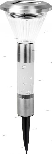 33848 Садовая фигура на солнечных батареях светодиодная Globo Solar, 1 плафон, алюминий, прозрачный