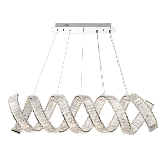 MS.9032.1200 CR Подвесной светильник светодиодный хрустальный с регулировкой цветовой температуры Modelux MODESTYLE MS.9032.1200 CR