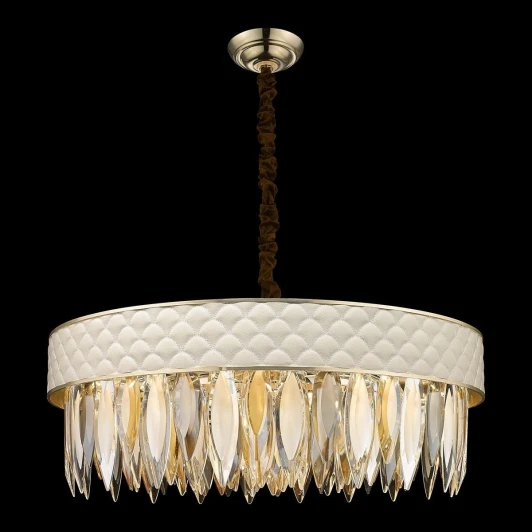 WE143.19.303 Подвесная люстра Wertmark Ornella WE143.19.303 (220V, хрусталь, на цепи, круглые)