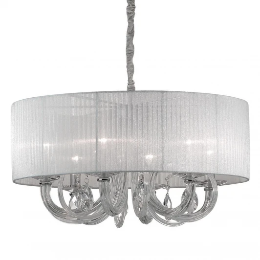 Swan SP6 Bianco Подвесная люстра Ideal Lux Swan SP6 Bianco