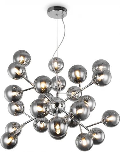 MOD545PL-24CH Подвесной светильник Maytoni Dallas MOD545PL-24CH (220V, на тросе, шарики, паук, молекулы)