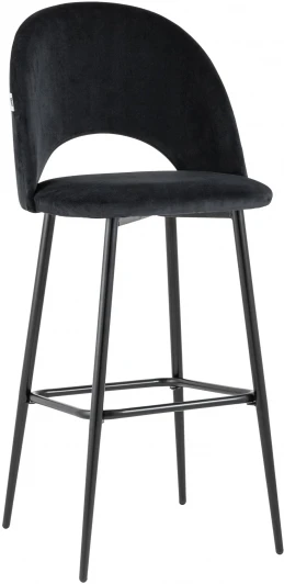 УТ000025285 Стул барный Stool Group Меган велюр черный УТ000025285