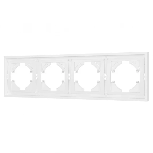 053847 Рамка пластиковая FRM-TENDO-PL-4-WH (Arlight, Белый) 053847