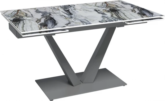 50925000001323 Стол раскладной Malibu (140+40+40), керамика глянцевая Cold Jade Top Concept арт.21356