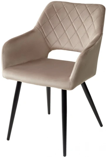 628M03730 Стул ALLY BLUVEL-40 бежевый / черный каркас