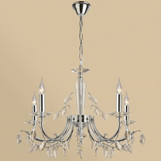 08305-0.4-05 CR Подвесная люстра Reluce 08305-0.4-05 CR (220V, на цепи, подсвечник, свеча)