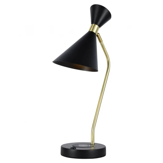 ZRS.1066.04 Настольная лампа с беспроводной зарядкой для телефона с выключателем IP21 Zortes Desklight ZRS.1066.04