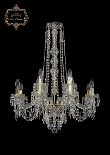 11.23.8+4.220.h-80.Gd.Dr Подвесная люстра Art Classic 11.23 11.23.8+4.220.h-80.Gd.Dr