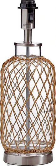 104750 Основание настольной лампы Lampgustaf Cape Horn, 1 лампа, никель с бежевым